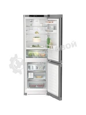 Холодильник Liebherr CBNsfc 5223-22 001 серебристый двухкамерный 216/94л морозилка снизу, No Frost