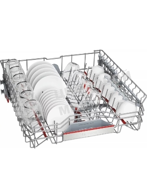 Встраиваемая посудомоечная машина Bosch SMV6ECX08E, серебристый, 59.8 см, 14 компл., 42 дБ, класс G