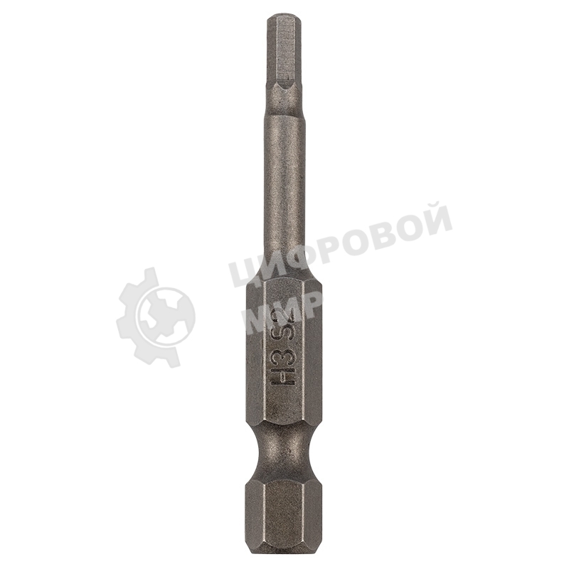 Бита шестигранная Kranz HEX-3х50 мм для шуруповерта (упак. 10 шт.)