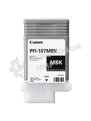 Картридж струйный Canon PFI-107MBK (6704B001) черный матовый (130 мл) для Canon iP F680/685/780/785