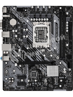 Материнская плата ASRock H610M-H2/M.2 D5, LGA 1700, Intel H610, 2xDDR5, 4xSATA, 1xM.2, 1xPCIe 4.0 x16, 1xPCIe x1, 2xHDMI, 1x 1Gb LAN, 4xUSB-A 2.0, 2xUSB-A 3.2 Gen 1, 3x3.5 мм, 7.1, mATX