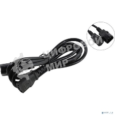 Кабель монитор-компьютер (UPS->уст-во) ExeGate Power EC-1,8P (С13->С14) VDE-250V-3*1,00-CU,10A, 1.8м