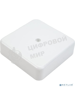 Коробка КМ41212-01 распаячная IEK UKO10-075-075-020-K01 для о/п 75х75х20 мм белая (6 клемм 6мм2)