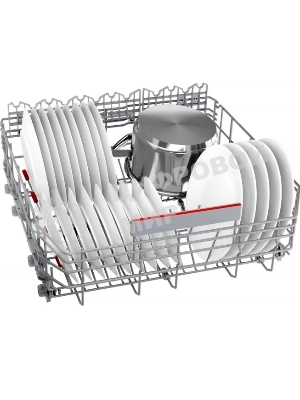 Встраиваемая посудомоечная машина Bosch SMV6ECX08E, серебристый, 59.8 см, 14 компл., 42 дБ, класс G