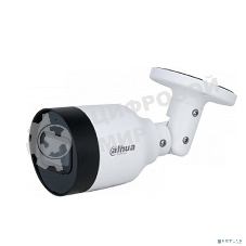 Уличная цилиндрическая IP-видеокамера DAHUA DH-IPC-HFW1839TCP-A-IL-0360B-S6 SmartDualLight 8Мп, 1/2.7” CMOS, объектив 3.6мм, обнаружение людей, микрофон, ИК 30м, LED 30м, IP67, металл/пластик
