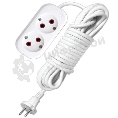 Удлинитель 2х3 м без заземл. 6А IP20 У6-011М ПВС 2х0.75 UNIVersal 011М-03