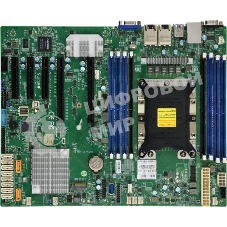 Материнская плата Supermicro MBD-X11SPI-TF-B Xeon Single Socket S3647, 8x 288-pin DDR4 DIMM slots, 2x 10GbE LAN ports, 10x SATA3 (6Gbps) via C622, Bulk
