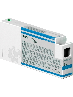 Картридж струйный Epson C13T636200 голубой (700 мл) для Stylus 7700, 7890, 7900, 9700, 9890, 9900, WT7900