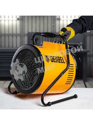 Тепловая пушка Denzel SFH-9000 400 В, 720 м3/ч, 3 реж. вентилятор, 6000/9000 Вт