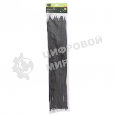 Хомуты Сибртех, 500 х 4,8 мм, пластиковые, черные, 50 шт.