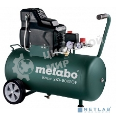 Компрессор Metabo Basic 280-50 W OF  безмасл,1.7кВт,50л 601529000