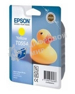 Картридж струйный Epson C13T05544010 желтый для Epson RX520/R240