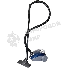Пылесос Delta DL-0835 синий, 1600/300 Вт, объем мешка для сбора пыли 2 л.