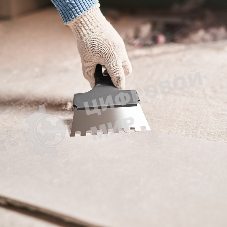 Шпатель фасадный Rexant 150 мм зуб 10х10 нержавеющая сталь, пластмассовая рукоятка