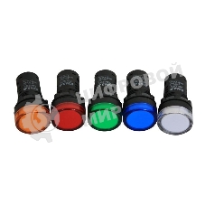 Лампа AD22DS(LED) матрица 22мм 230В зел. КЭАЗ 238693