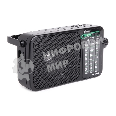 Радиоприемник портативный Сигнал РП-233BT черный USB microSD