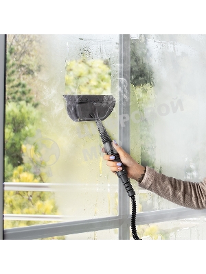 Универсальный пароочиститель Endever Odyssey Q-443, черный/синий, 900 Вт, 3.5 бар, 28 г/мин