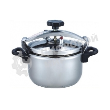 Скороварка Kelli KL-4061 5 л (Объем 5 л, с доп.кольцом/без доп. крышки. Высококачественная нерж. сталь. 3-х слойное теплоемкое дно. Быстрое приготовление. Долго сохраняет тепло. Идеально для диетического питания. Ручки не нагреваются. Крышка из нерж. стали с клапаном...)