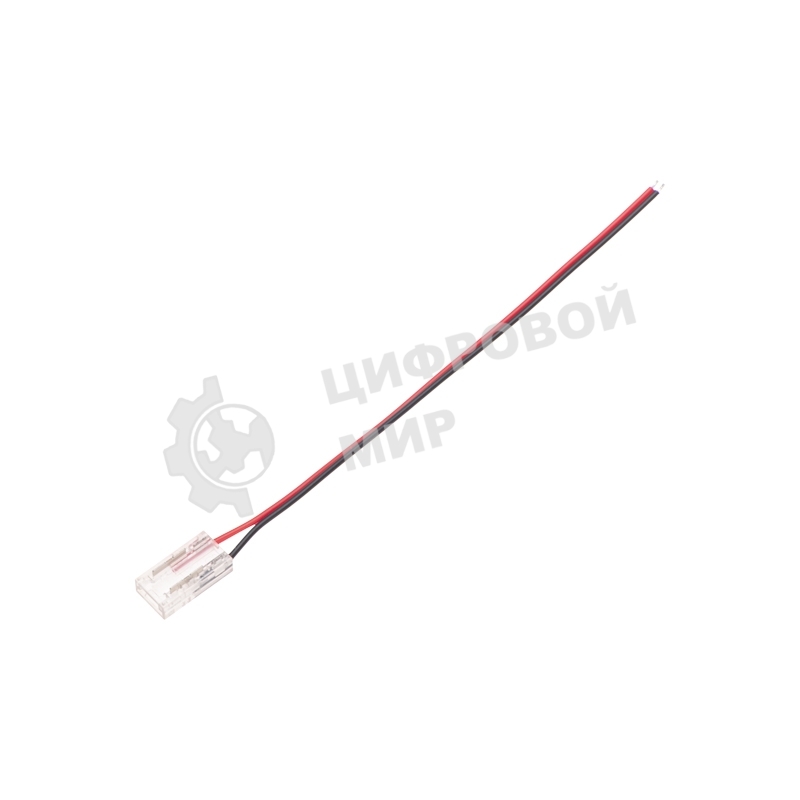 Коннектор питания Rexant с проводами для одноцветной светодиодной ленты COB 8мм