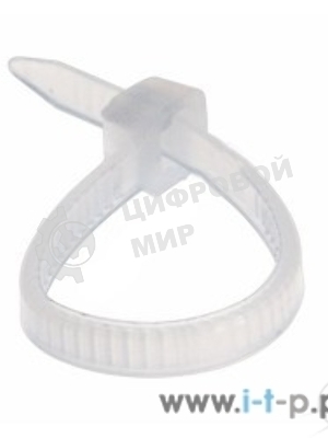 Хомут-стяжка кабельная нейлоновая Rexant 150x2,5 мм, белая, упаковка 100 шт.