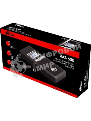 Алкотестер Ritmix RAT-600 черный