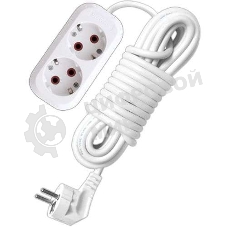 Удлинитель 2х3 м с заземл. 10А IP20 У10-553 ПВС 3х0.75 UNIVersal 553-03