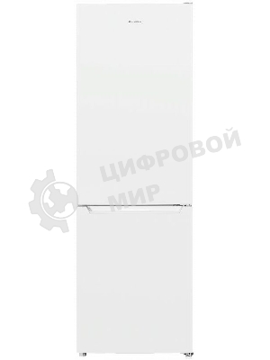 Холодильник Maunfeld MFF185SFW белый двухкамерный 213/104л морозилка снизу