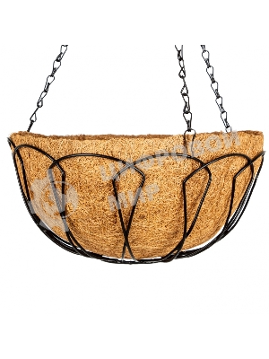 Кашпо подвесное Palisad, с кокосовой корзиной, диаметр 30 см