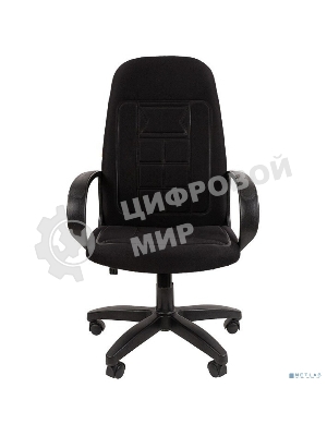 Кресло Chairman 727 черный, ткань, 120 кг