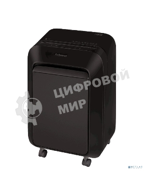 Шредер Fellowes PowerShred LX210 черный (секр.P-4) перекрестный 16лист. 23лтр. скрепки скобы пл.карты