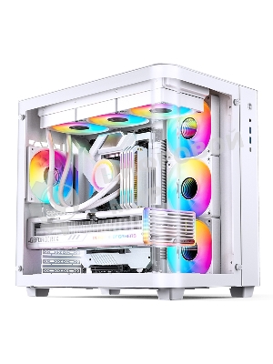 Компьютерный корпус без блока питания Корпус JONSBO TK-3 White ATX без БП, mini-ITX, micro-ATX, белый