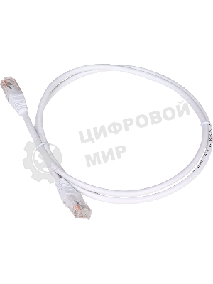 Патч-корд Lanmaster TWT UTP кат.5e, с заливными колпачками, 1.5 м, белый