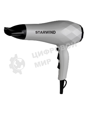 Фен Starwind SHT6101 серый/черный, 2000 Вт