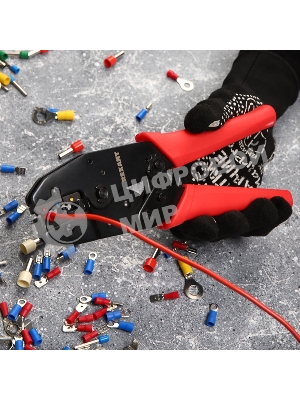 Кримпер Rexant HT-301 W для обжима изолированных клемм 0.5-6.0 мм²