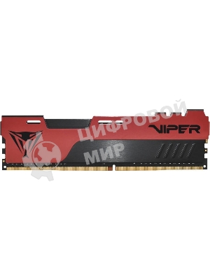 Оперативная память Patriot Viper Elite II, DDR4, 32GB (2x16 GB), 3200 MHz, CL18, DIMM, радиатор, красный, черный
