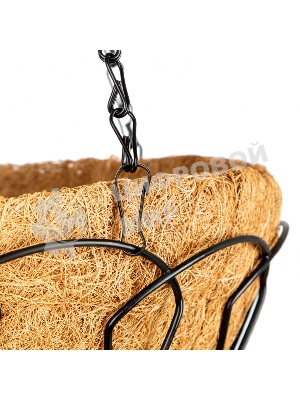 Кашпо подвесное Palisad, с кокосовой корзиной, диаметр 30 см