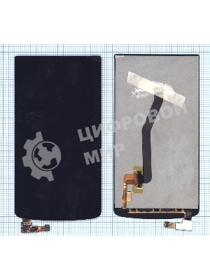 Дисплей для OPPO N1 черный