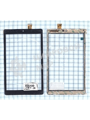 Сенсорное стекло (тачскрин) RP-275A-8.0-FPC-A2, черное