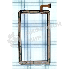 Сенсорное стекло (тачскрин) DEXP Ursus L370i черное