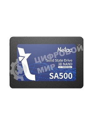 Накопитель SSD Netac SA500, 2Tb, SATA III, 2.5