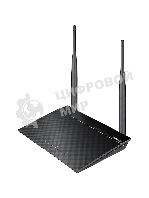 Сетевое оборудование ASUS RT-N12 E WiFi Router (RTL) 802.11b/g/n, 4UTP 10/100 Mbps, 1WAN, 300Mbps, 2x2dBi