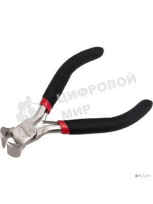 Кусачки торцевые Rexant Мини 100 мм никелированные, авторазжим, обливные рукоятки