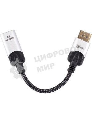 Кабель VCOM DisplayPort TO HDMI 4K 0.15 M CG621M-0.15