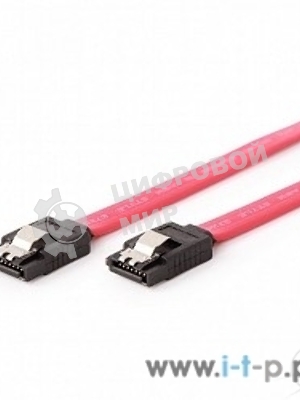Кабель интерфейсный SATAIII Cablexpert CC-SATAM-DATA-XL, 100 см, 7pin/7pin, защелка, пакет