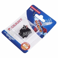 Выключатель клавишный Rexant 250V 6А (4с) ON-OFF красный с подсветкой Mini (RWB-207, SC-768)