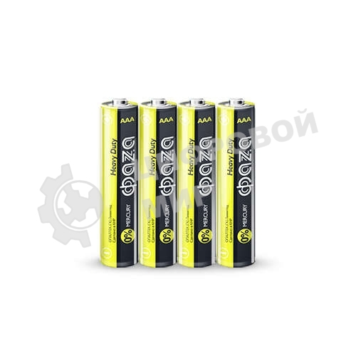 Элемент питания солевой R03 Heavy Duty Shrink-4 (уп.4шт) ФАZА 4895205002326, 1.5 В