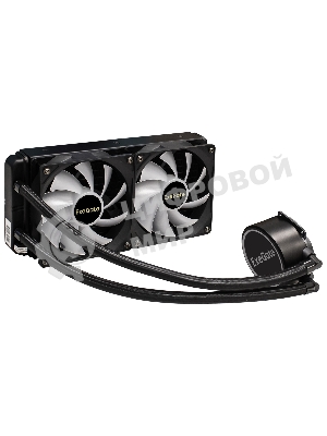 Система жидкостного охлаждения ExeGate BlackWater-240V2.PWM.RGb черный, 120 мм, алюминий, 2000 об/мин, 22 дБ, 4 pin, 220 Вт