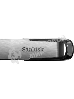 Флешка USB Sandisk CZ73 Cruzer Ultra Flair (SDCZ73-128G-G46), 128Gb, USB 3.0, R/W 150/45, серебристый/черный