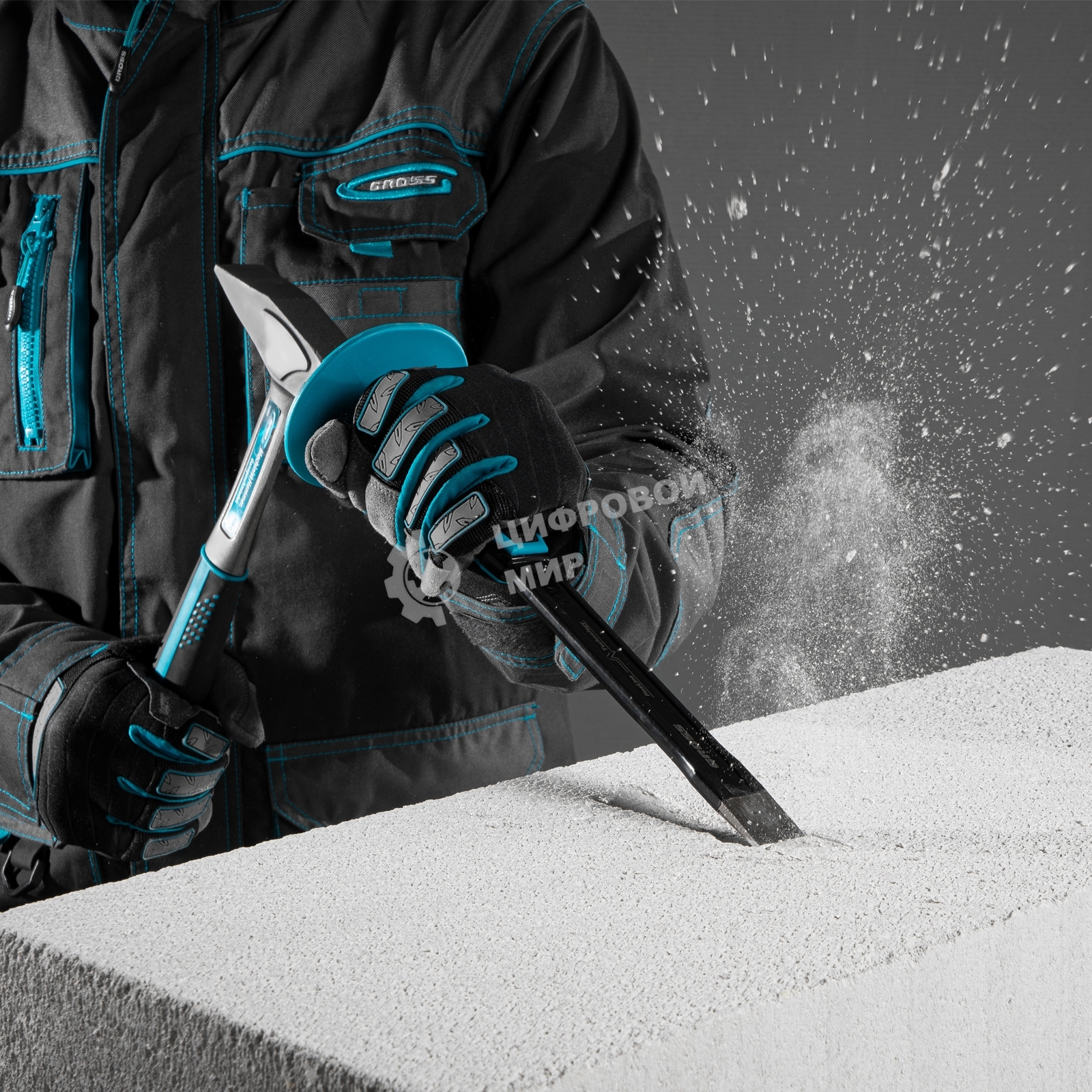 Зубило-скарпель Gross 300х25 мм-1