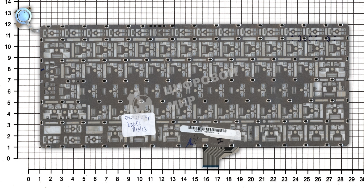 Клавиатура для ноутбука MacBook A1342 белый 13,3